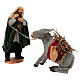 Uomo con asino presepe napoletano 15 cm s3
