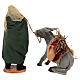 Uomo con asino presepe napoletano 15 cm s5