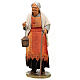 Old lady with a lantern for Neapolitan Nativity Scene of 30 cm s1