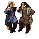 Couple of drunks for Neapolitan Nativity Scene of 15 cm s1