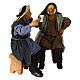 Couple of drunks for Neapolitan Nativity Scene of 15 cm s5