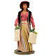 Woman with grocery bags for Neapolitan Nativity Scene of 24 cm s1