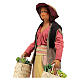 Woman with grocery bags for Neapolitan Nativity Scene of 24 cm s2