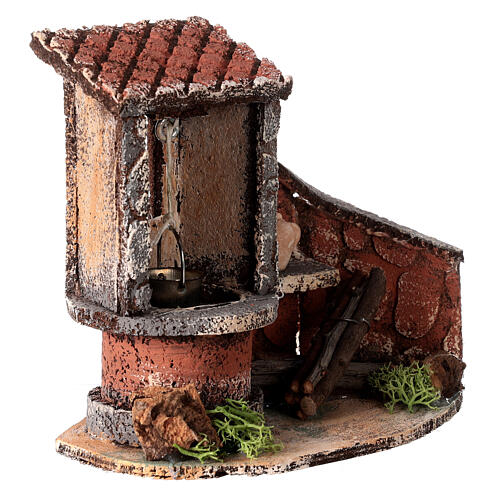 Well with jar and window for 6-8 cm Neapolitan Nativity Scene 3