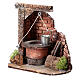 Well with bucket on edge of Neapolitan nativity scene 12 cm s2