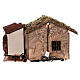 Cabana da Natividade com forno para presépio com figuras de altura média 15 cm; 60x40x36 cm s6