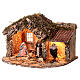 Nativity stable with lights 35x45x25 cm for Neapolitan Nativity Scene with 12 cm characters s3