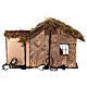 Nativity stable with lights 35x45x25 cm for Neapolitan Nativity Scene with 12 cm characters s6