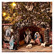 Nativity village fountain balcony 30x50x40 Neapolitan nativity 10 cm s2