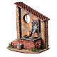 Fontana asimmetrica con finestrella presepe napoletano h 15 cm s2