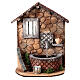 Fontana mezzaluna scaletta finestrella presepe napoletano 20 cm s1