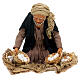 Man on his knees with egg baskets for Neapolitan Nativity Scene of 30 cm s1