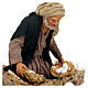 Man on his knees with egg baskets for Neapolitan Nativity Scene of 30 cm s2