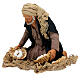 Man on his knees with egg baskets for Neapolitan Nativity Scene of 30 cm s3