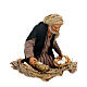 Man on his knees with egg baskets for Neapolitan Nativity Scene of 30 cm s6