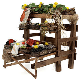 Fish stand figurine 20 cm 15x15x15 cm Neapolitan nativity scene