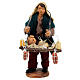 Men selling cheese and charcuterie 10x5 cm for Neapolitan Nativity Scene s1