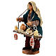 Men selling cheese and charcuterie 10x5 cm for Neapolitan Nativity Scene s2