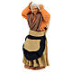 Angry woman 10x5 cm for Neapolitan Nativity Scene s2