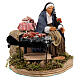 Woman grilling, ANIMATED character of 12 cm for Neapolitan Nativity Scene s4