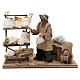 Venditore di spezie semi 12 cm presepe napoletano MOVIMENTO s1