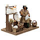 Sprzedawca przypraw i nasion - figurka z ruchomym mechanizmem do szopki neapolitańskiej 12 cm, 15×19×12 cm s4