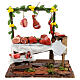 Butcher's counter 20cm 15x15x15cm Neapolitan nativity scene s1