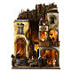 Block of multistorey houses with alley 100x70x50 cm for Neapolitan Nativity Scene with 14 cm characters s1