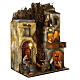 Block of multistorey houses with alley 100x70x50 cm for Neapolitan Nativity Scene with 14 cm characters s8