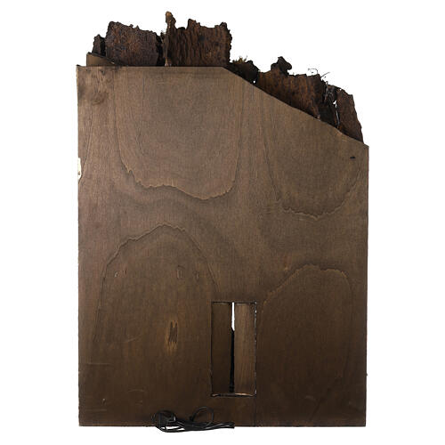 Pueblo belén napolitano 14 cm multipisos con callejón central completo 100x70x50 12