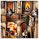 Neapolitan nativity village 10 cm multi-story alley complete side staircase 65x50x40 s4