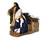Natividade Maria brincando com Jesus para presépio napolitano com figuras de 12 cm s3