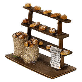 Banco pane sacchi juta Presepe napoletano 10 cm