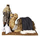 Moor camel driver with sitting camel for 15 cm Neapolitan Nativity Scene s1