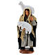 Shepherd with two sheeps for 10 cm Neapolitan Nativity Scene s1
