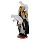 Shepherd with two sheeps for 10 cm Neapolitan Nativity Scene s3