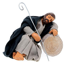 Saint Joseph sleeping for 10 cm Neapolitan Nativity Scene 5x5 cm
