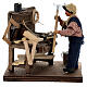 Carpenter with his bench for 10 cm Neapolitan Nativity Scene 10x10x10 cm s2