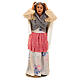 Woman screaming Neapolitan nativity scene 14 cm 15x5 s1