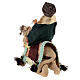 Wise Man with white beard on a camel for 10 cm Neapolitan Nativity Scene 10x10 cm s6