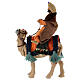 Mann auf Kamel braun neapolitanische Krippe, 10 cm 20x10 cm s1