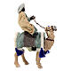 Heiliger König auf einem Kamel, neapolitanischer Stil, für 10 cm Krippe, 20x10 cm s1