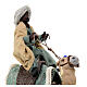 Heiliger König auf einem Kamel, neapolitanischer Stil, für 10 cm Krippe, 20x10 cm s2