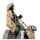 Black Three Kings with camel Neapolitan nativity scene 10 cm 20x10 s2