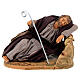 Saint Joseph sleeping on a rock for 14 cm Neapolitan Nativity Scene 10x10 cm s1