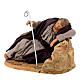 Saint Joseph sleeping on a rock for 14 cm Neapolitan Nativity Scene 10x10 cm s2