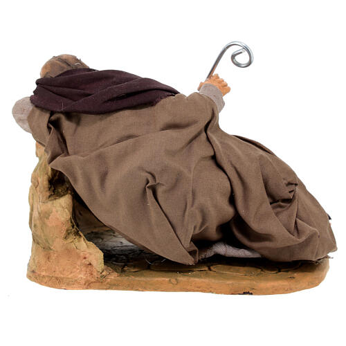 San Giuseppe dormiente pastore presepe napoletano 14 cm 10X10 4