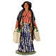 Woman with bags for 24 cm Neapolitan Nativity Scene 25x10x10 cm s1