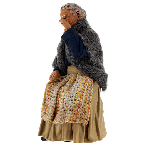 Tratschende alte Damen Neapolitanische Krippe 30 cm, 20x15x10 cm 6