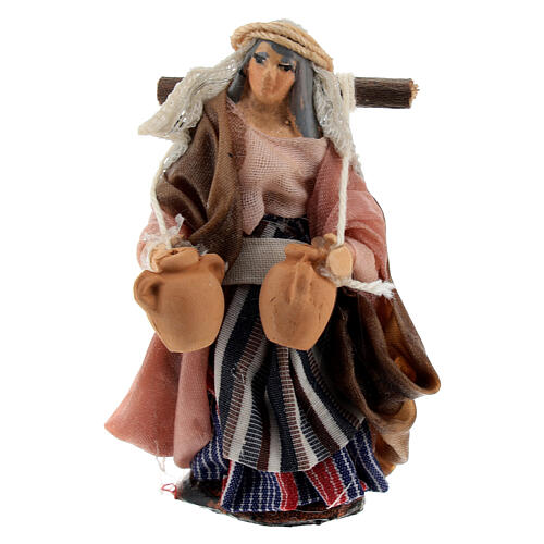 Water carrier with jars for 6 cm Neapolitan Nativity Scene 1